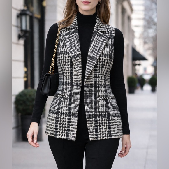 Theory wool blend plaid west - Picture 10 of 12